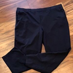 Black pants. Black. Pull on with belt loops. Size 22 Worn Once.